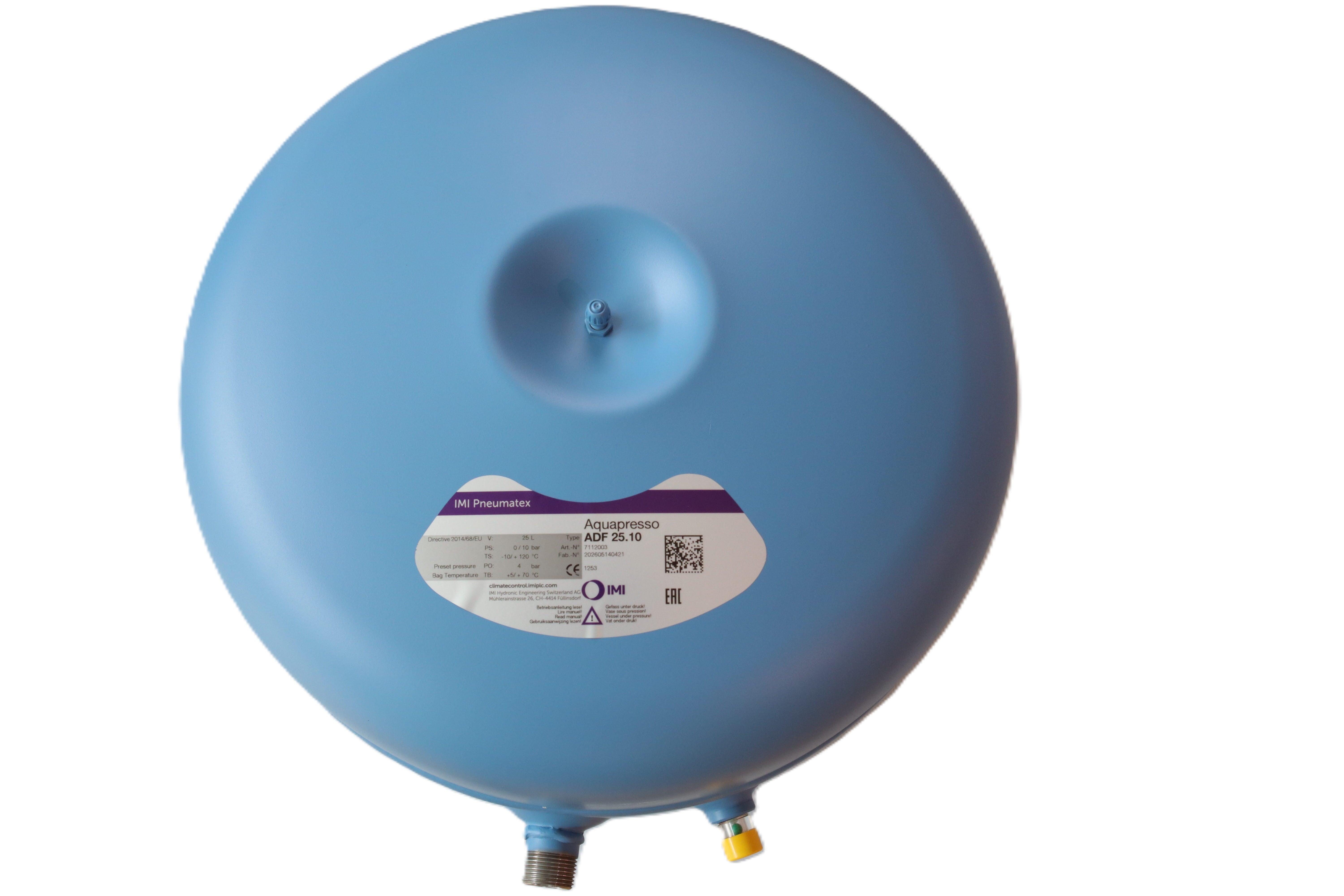 Internal pure water tank (VN 25 l)