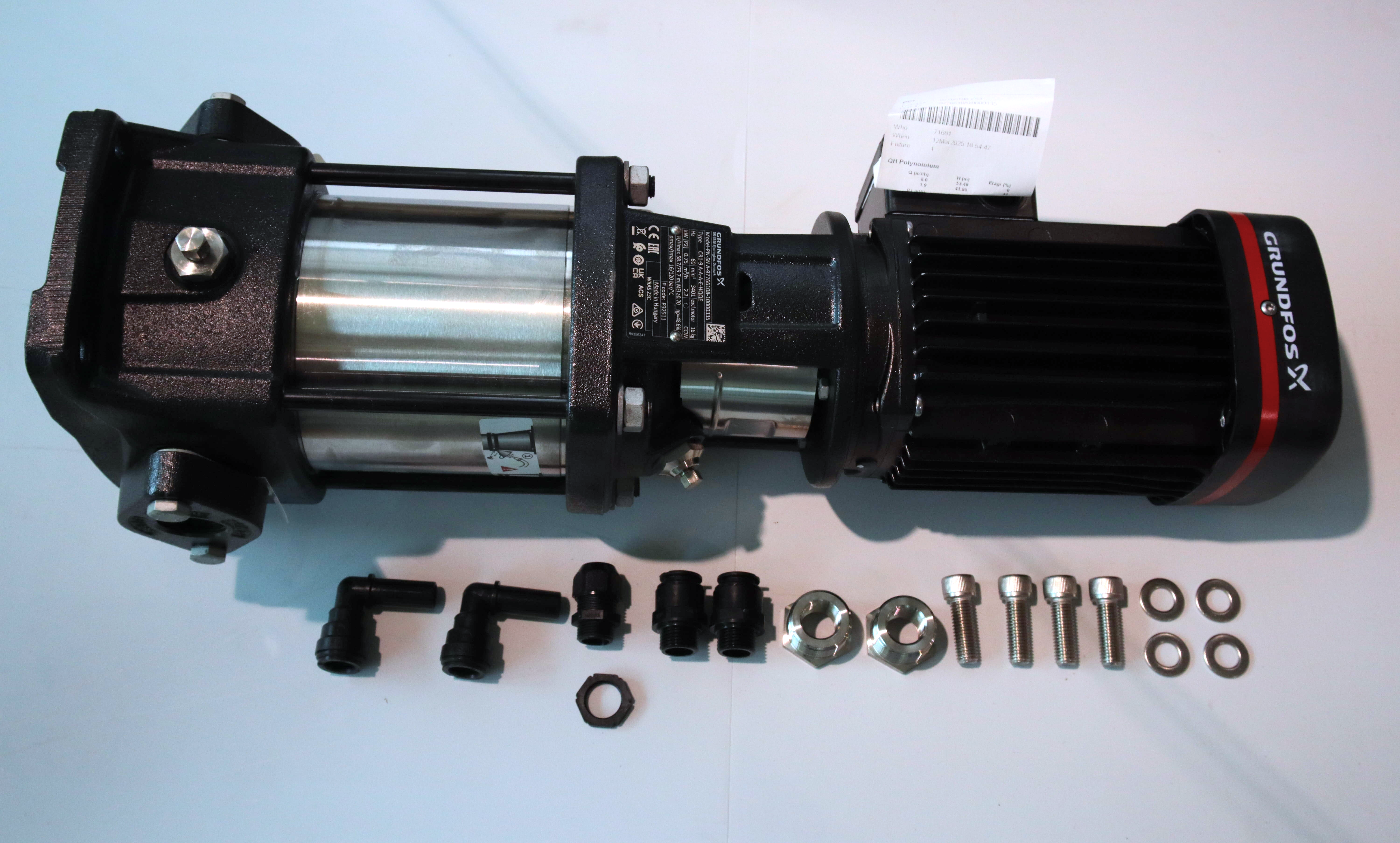 RO Pump CR1-9 3x200/346 60Hz