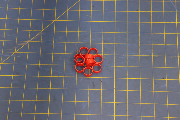 designation bushing red (10 pcs)