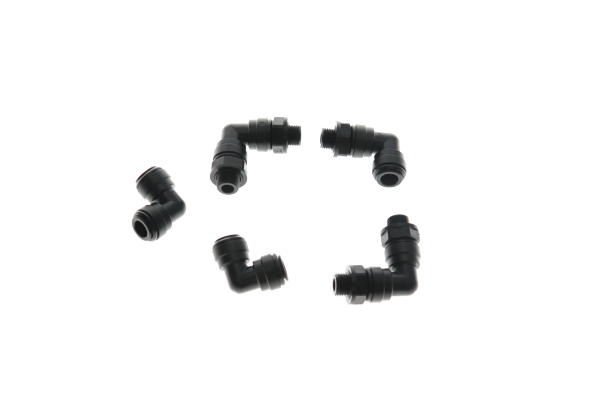 Screw-type L-connector 10-1/4" (5 pcs