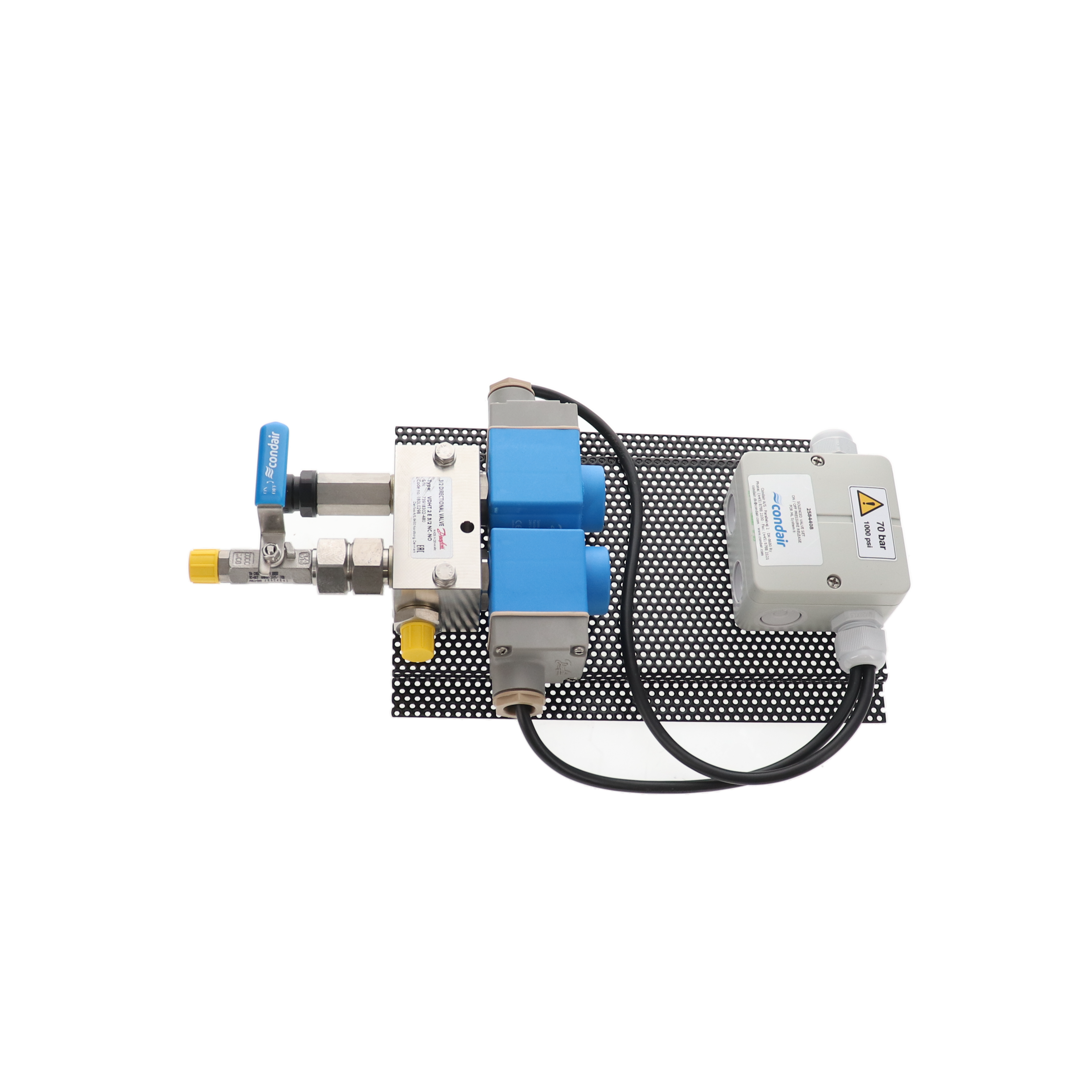 Solenoid valve set 76 l/h 1/4in. 24V